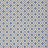 9' X 12' Blue And Gray Indoor Outdoor Area Rug