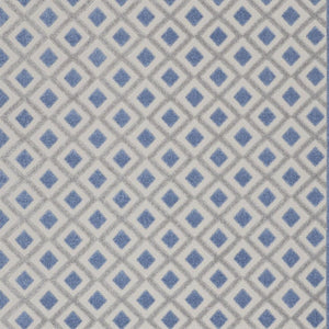 9' X 12' Blue And Gray Indoor Outdoor Area Rug