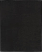 10' X 14' Black Stain Resistant Indoor Outdoor Area Rug