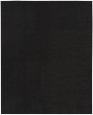 10' X 14' Black Stain Resistant Indoor Outdoor Area Rug