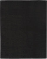10' X 14' Black Stain Resistant Indoor Outdoor Area Rug