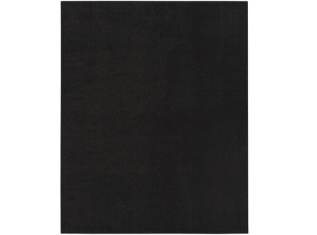 10' X 14' Black Stain Resistant Indoor Outdoor Area Rug