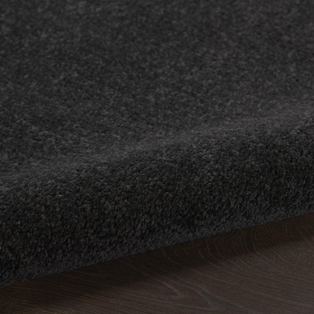 6' Black Indoor Outdoor Runner Rug