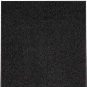 6' Black Indoor Outdoor Runner Rug