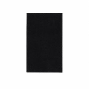 4' X 6' Black Stain Resistant Indoor Outdoor Area Rug