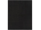 4' X 6' Black Stain Resistant Indoor Outdoor Area Rug