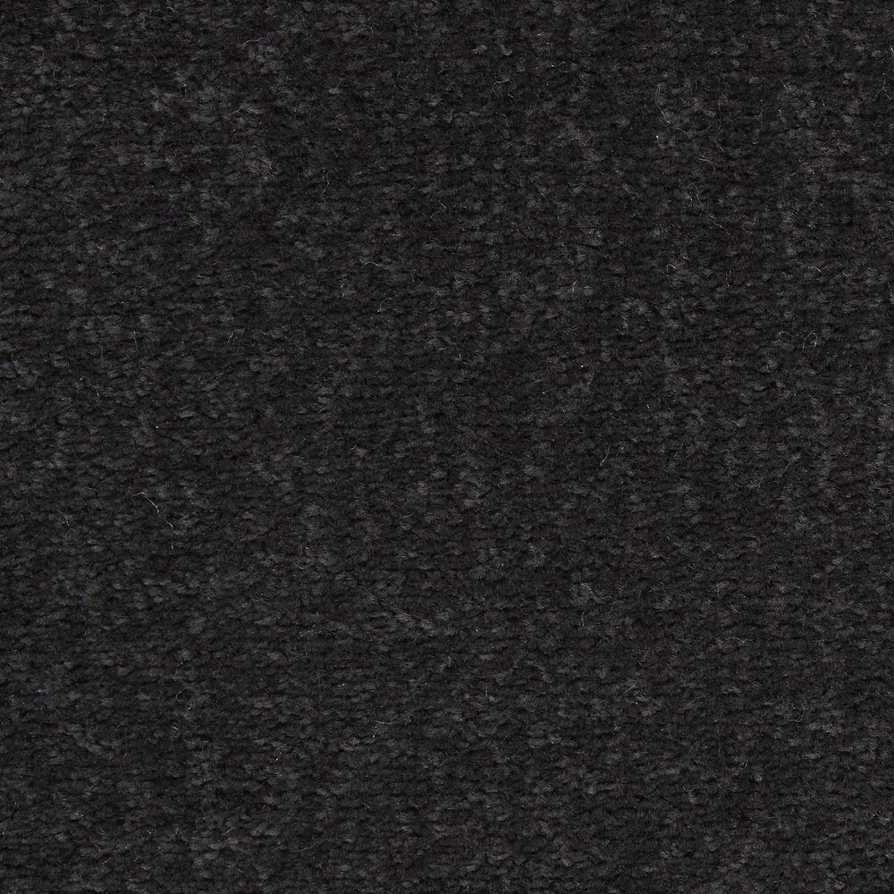 8' X 8' Black Round Indoor Outdoor Area Rug
