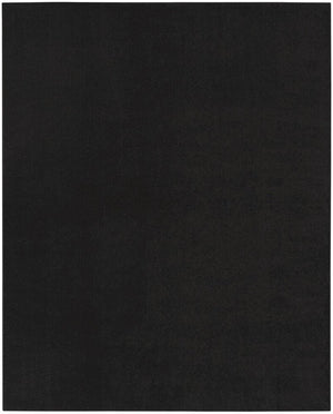 8' X 10' Black Stain Resistant Indoor Outdoor Area Rug