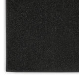 9' Black Square Indoor Outdoor Area Rug