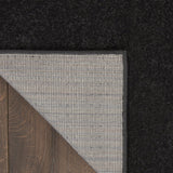 9' Black Square Indoor Outdoor Area Rug