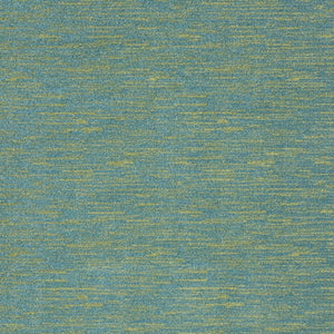 10' X 14' Blue And Green Indoor Outdoor Area Rug