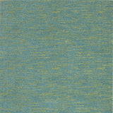 4' X 6' Blue And Green Indoor Outdoor Area Rug