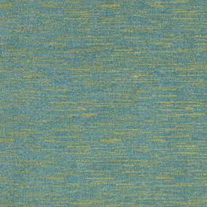 4' X 6' Blue And Green Indoor Outdoor Area Rug