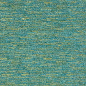 6' X 9' Blue And Green Indoor Outdoor Area Rug