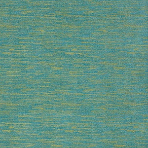 7' X 10' Blue And Green Indoor Outdoor Area Rug