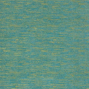 8' X 10' Blue And Green Indoor Outdoor Area Rug
