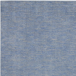 10' X 14' Blue And Gray Indoor Outdoor Area Rug
