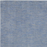 10' X 14' Blue And Gray Indoor Outdoor Area Rug