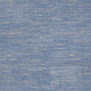 4' X 6' Blue And Gray Indoor Outdoor Area Rug