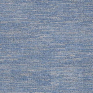 5' X 7' Blue And Gray Indoor Outdoor Area Rug