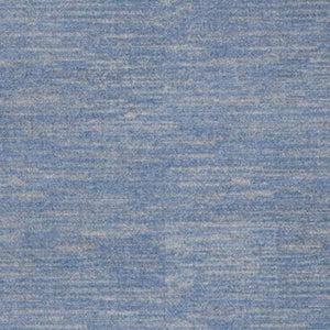 6' X 9' Blue And Gray Indoor Outdoor Area Rug
