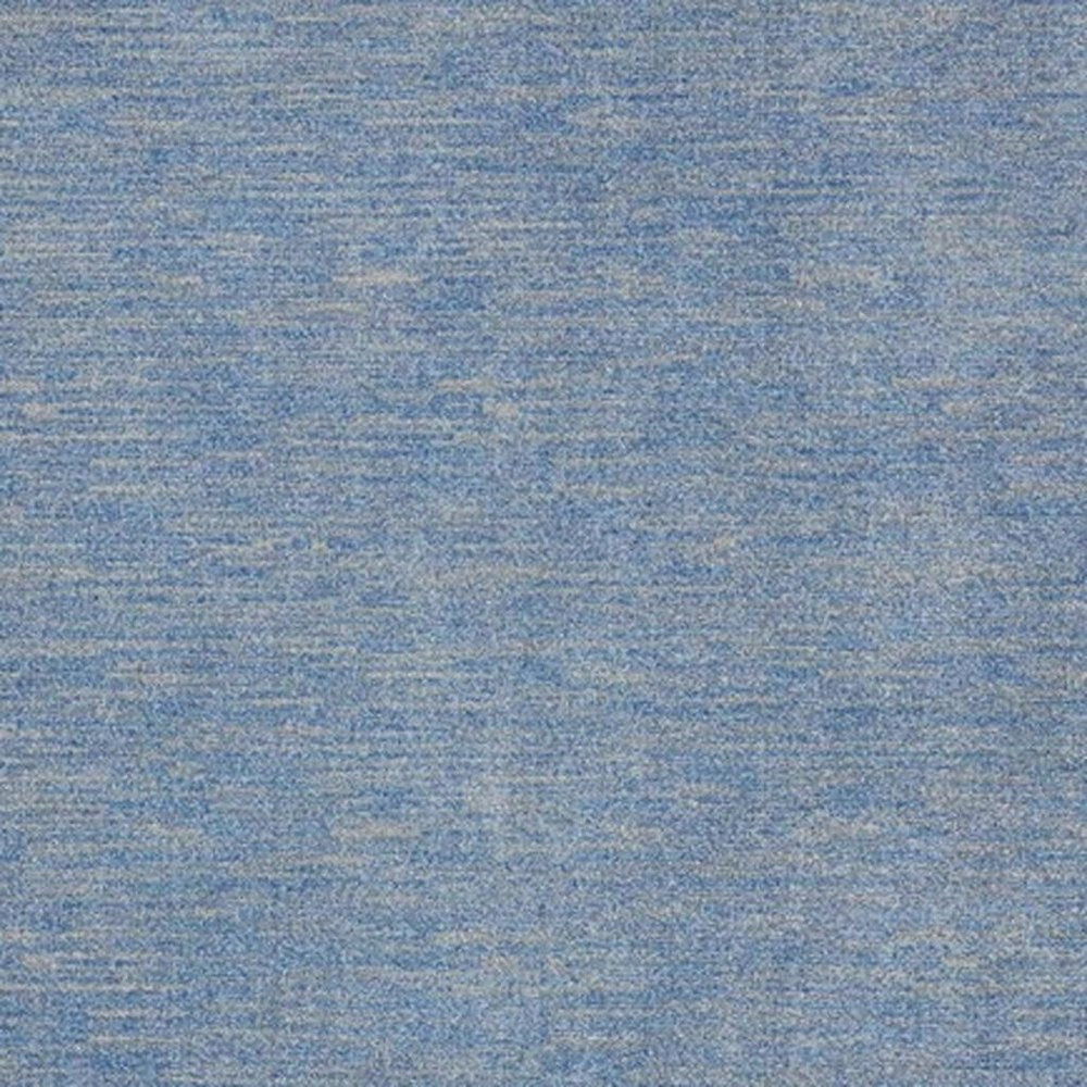 7' X 10' Blue And Gray Indoor Outdoor Area Rug