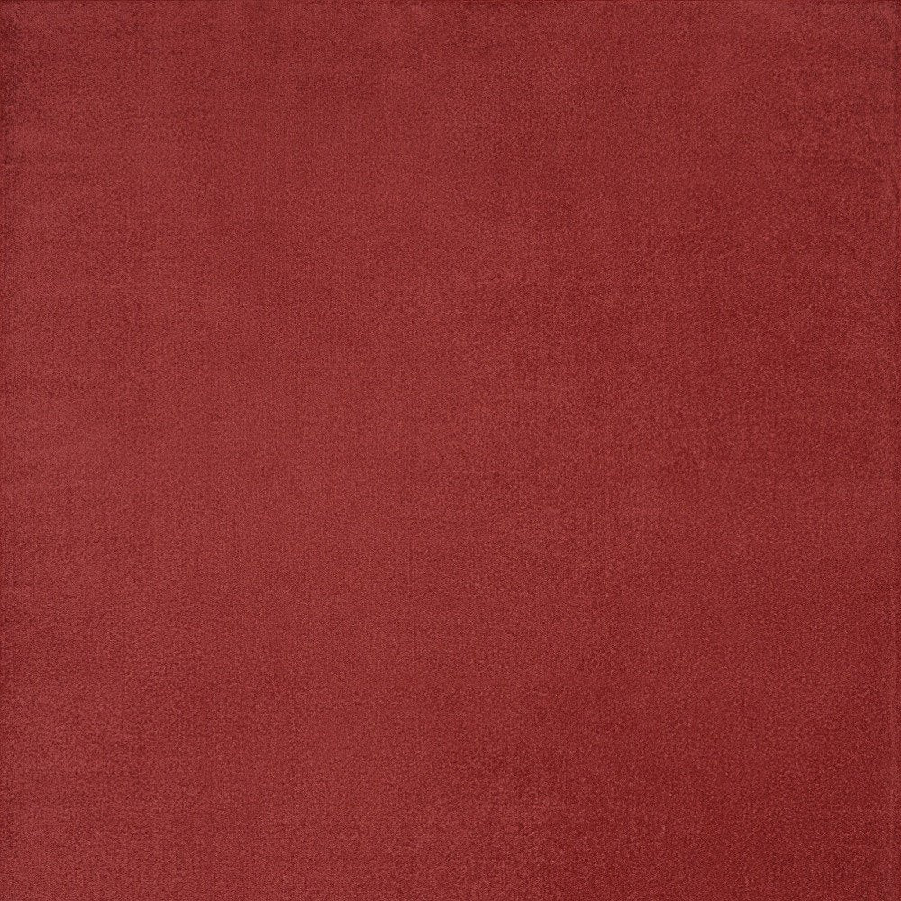 8' X 10' Brick Red Stain Resistant Indoor Outdoor Area Rug