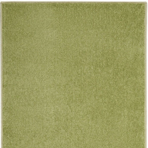 10' Green Indoor Outdoor Runner Rug