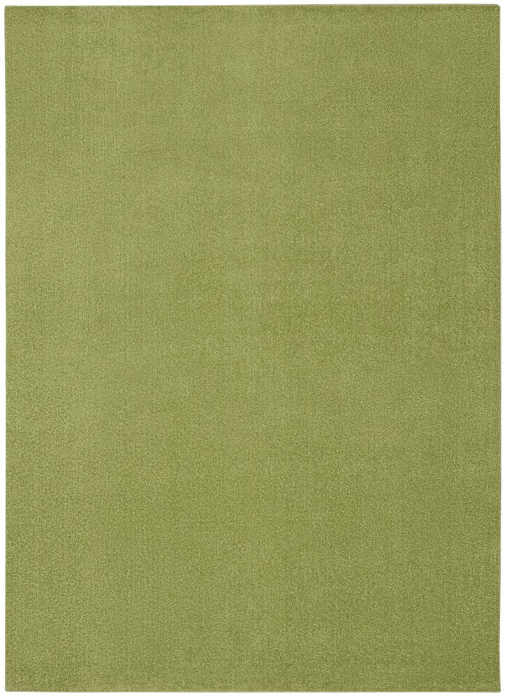 5' X 7' Green Indoor Outdoor Area Rug