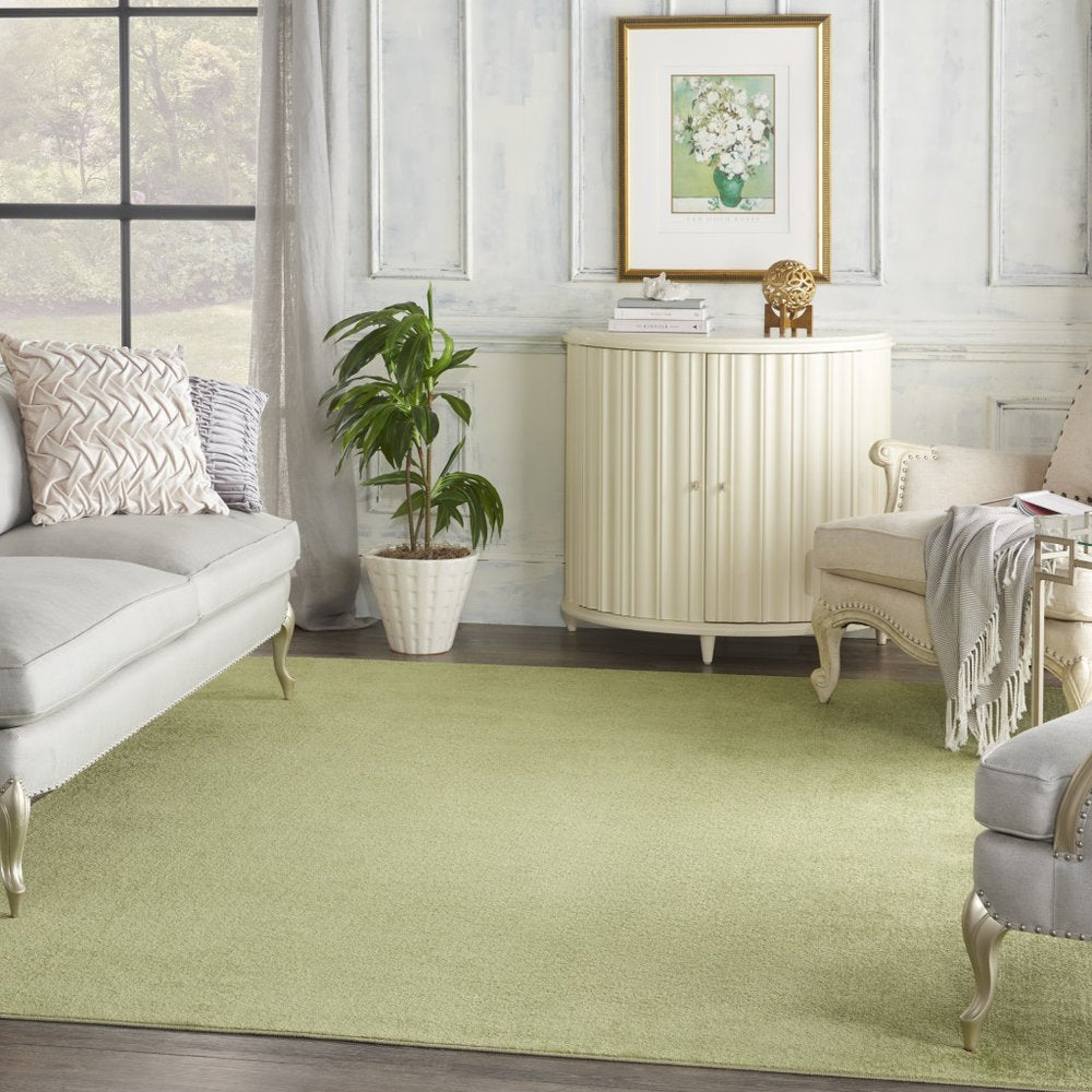 7' X 10' Green Indoor Outdoor Area Rug