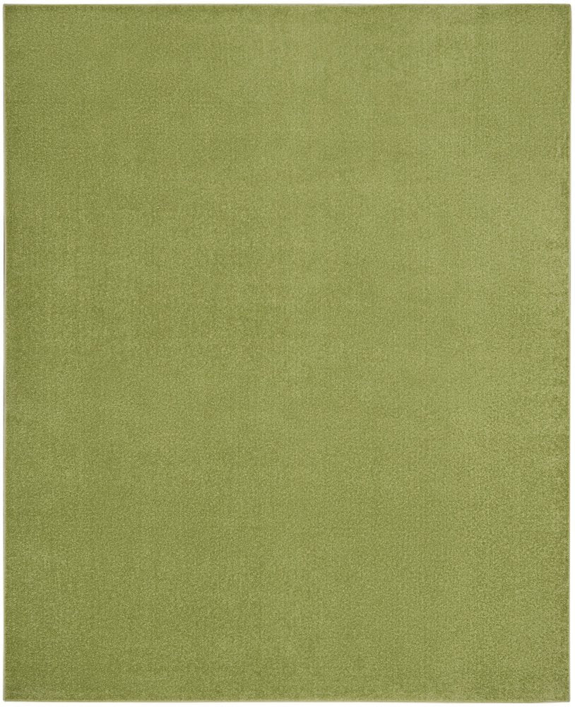 7' X 10' Green Indoor Outdoor Area Rug