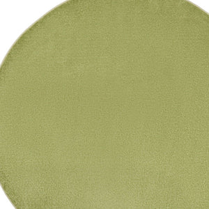 8' X 8' Green Round Indoor Outdoor Area Rug