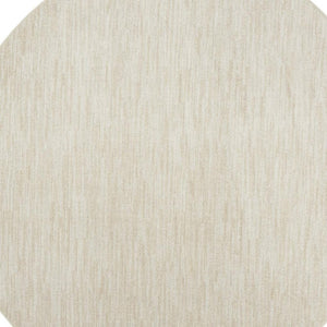 8' X 8' Beige And Ivory Round Indoor Outdoor Area Rug