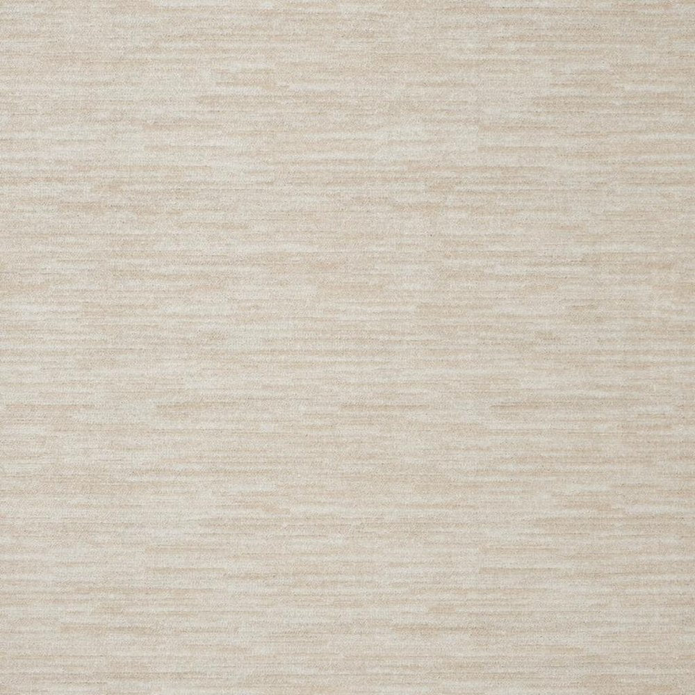 9' Beige And Ivory Square Indoor Outdoor Area Rug