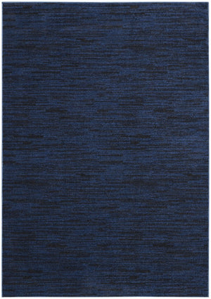 4' X 6' Midnight Blue Stain Resistant Indoor Outdoor Area Rug