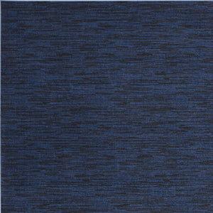 9' Blue Square Indoor Outdoor Area Rug