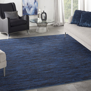 9' Blue Square Indoor Outdoor Area Rug