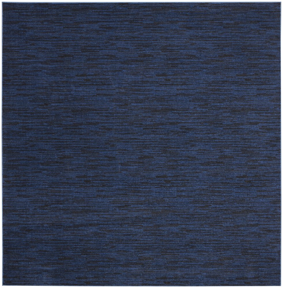 9' Blue Square Indoor Outdoor Area Rug