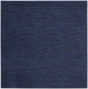 9' Blue Square Indoor Outdoor Area Rug