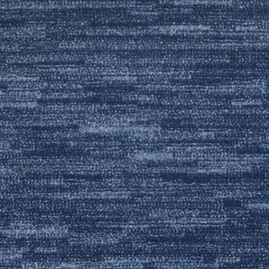 6' Navy Blue Indoor Outdoor Runner Rug