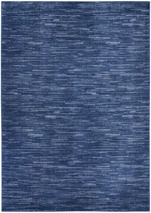 5' X 7' Blue Indoor Outdoor Area Rug
