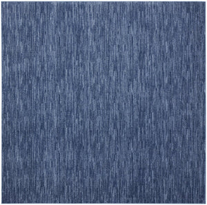 9' Blue Square Indoor Outdoor Area Rug