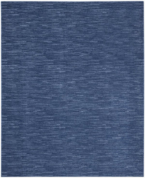 9' X 12' Blue Indoor Outdoor Area Rug