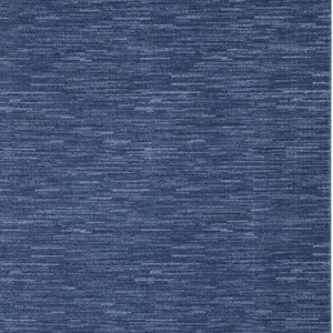 9' X 12' Blue Indoor Outdoor Area Rug