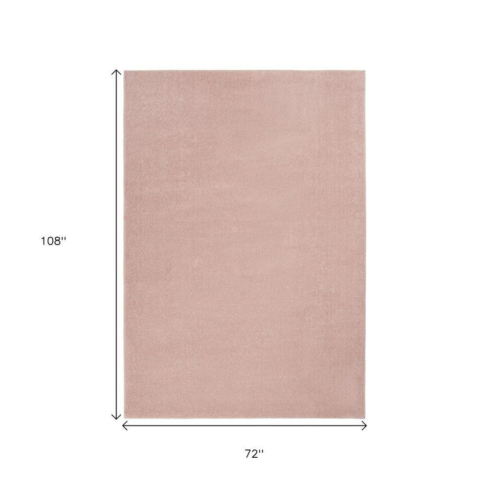 6' X 9' Pink Indoor Outdoor Area Rug