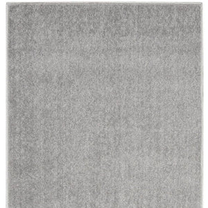 10' Gray Indoor Outdoor Runner Rug