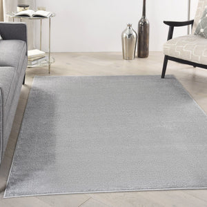 6' X 9' Gray Indoor Outdoor Area Rug