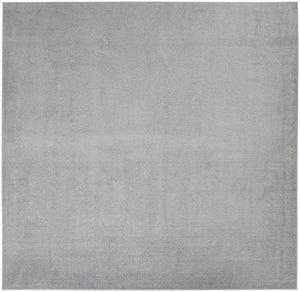 9' Gray Square Indoor Outdoor Area Rug