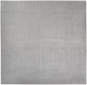 9' Gray Square Indoor Outdoor Area Rug