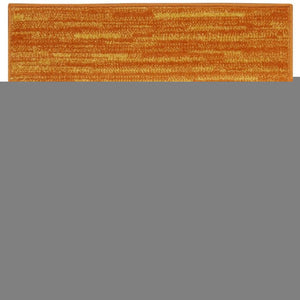 8' Orange Indoor Outdoor Runner Rug